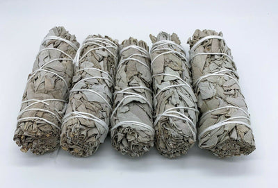 White Sage Bundle California Smudge Sticks 4 inch long