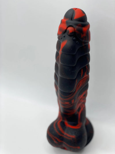 ElAtirat Black-Red Dragon Dildo | Fantasy Dildo | Monster Dildo | Silicon Dildo | Adult Sex Toys Real Huge Cock Big Dick